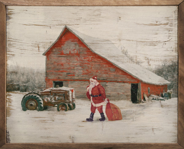 Santa On The Farm