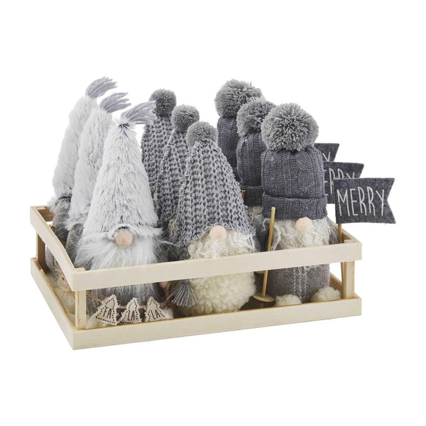 Gray Holiday Mini Gnomes