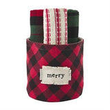 Check Towel Bucket