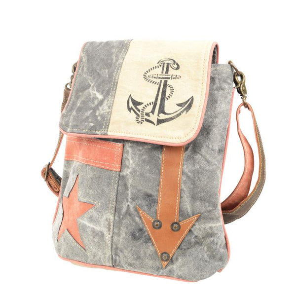 Star Anchor and Arrow Shoulder Bag
