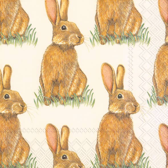 Paper Lunch Napkins Pack Of 20 Easter Eddie