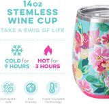 Island Bloom Stemless Wine Cup (14oz)
