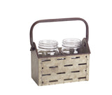 Jars in Metal Holder