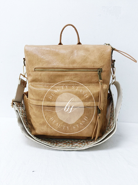 Lainey Luxe Backpack - Camel