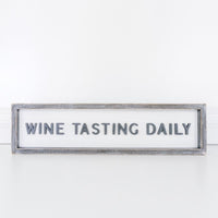 Wood Framed Sign (Wn Testing Daily)