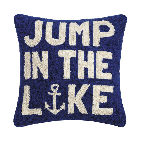 Jump In The Lake Hook Pillow
