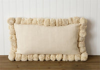 Pillow - Rectangle Pom Pom