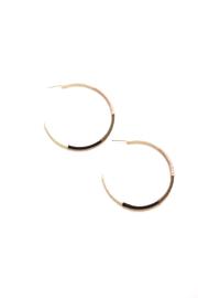 Color Blocked Wrapped Hoop Earring-Blush