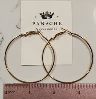 Gold Hoop Earring-Medium