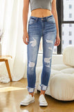 Florence Mid Rise Super Skinny Jeans