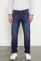 Men's Dark Wash Slim Straight Jeans