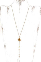 Long Necklace with Gemstone