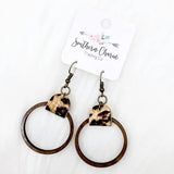 The Leopard Callie Collection (leather & wood)