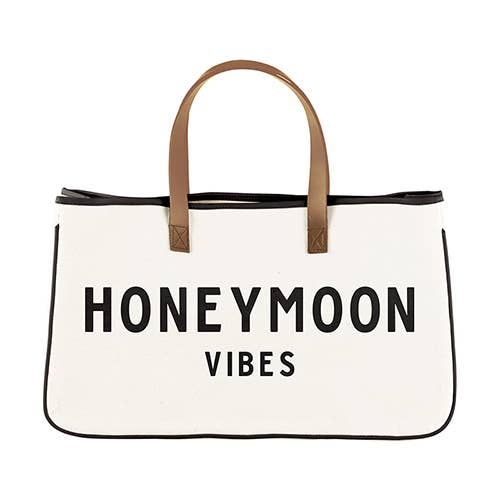 Canvas Tote - Honeymoon Vibes