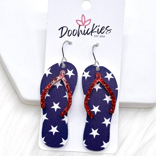 The Americana Mini Acrylic Collection - Patriotic Earrings