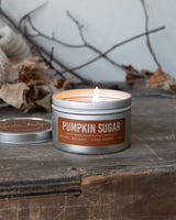 Pumpkin Sugar Fall | 6 oz Single Wick Soy Candle | Tin