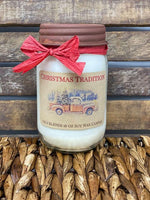 Jumbo Christmas Candles - 100 Hour Burn Time Soy Wax Candles