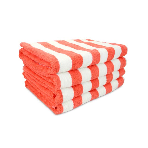 Large 30 x 70 Striped Cotton Towel