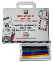 Mini Funny Mat Travel Set with 6 markers