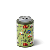 Happy Camper Can + Bottle Cooler (12oz)