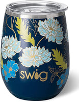 Water Lily Stemless Wine Cup (14oz)