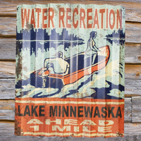 Water Recreation, Corrugated Sign